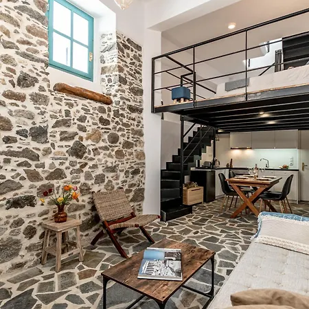 別荘 The Naxos Loft With View Of The Castle *