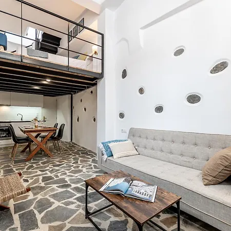 The Naxos Loft With View Of The Castle 度假居 *