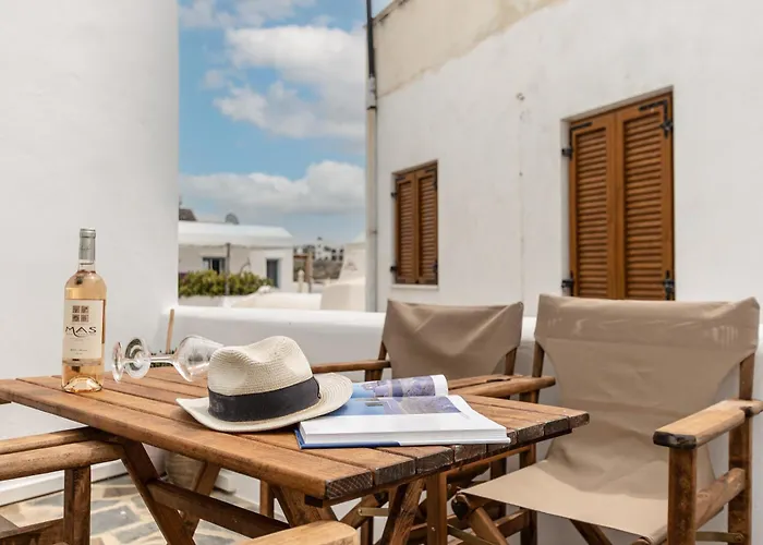The Naxos Loft With View Of The Castle 度假居